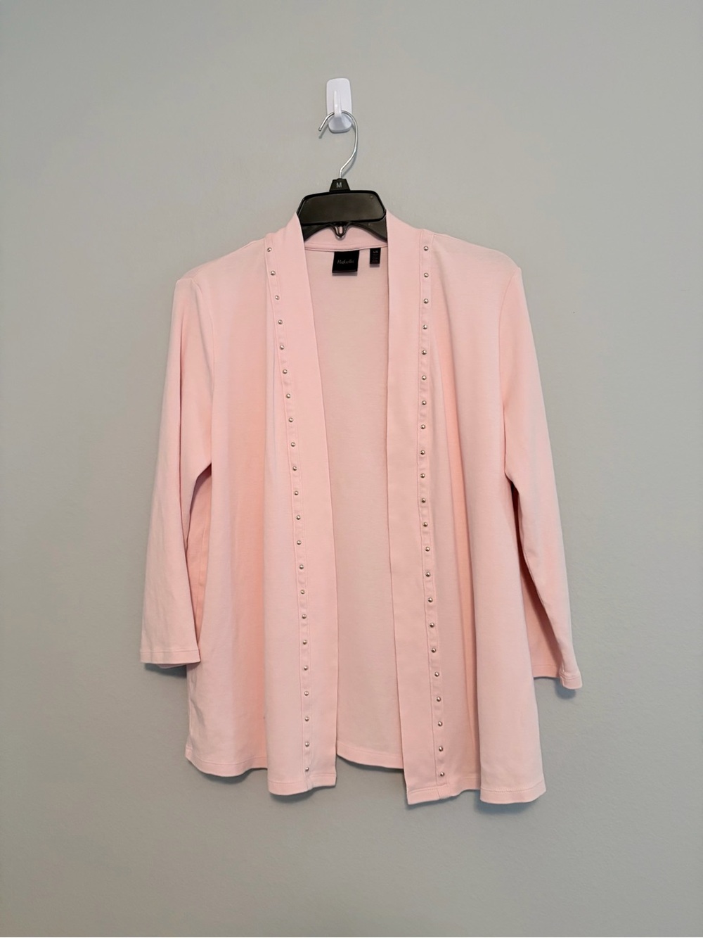 Rafaella Open Front Studded Cardigan Size L